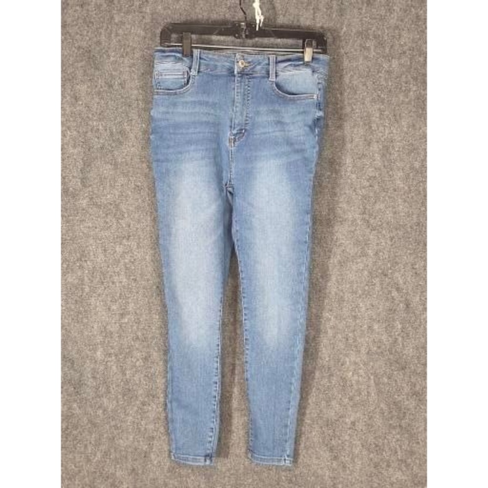 Wax Jean‎ Collection Womens Blue Denim High Rise Skinny Jeans Size 9 Casual Fit